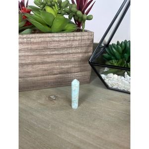 Caribbean Calcite Self Standing Mini Tower / Pencil Point Wand